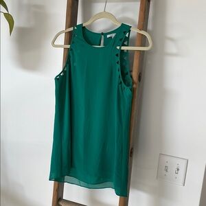 Naked Zebra Green Tank Top